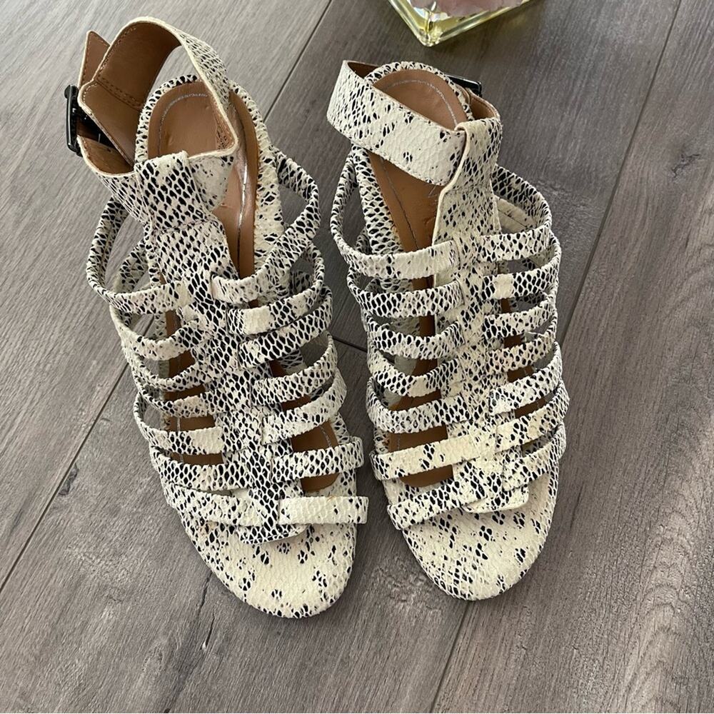 Vionic‎ Sami Python White Leather Gladiator Strap… - image 4